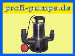 Tauchpumpe AQUA DIRT-STAR-EXTRA-SS 400 mit Schwimmerschalter, 10 m Kabel