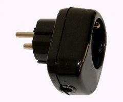 Zwischenstecker braun