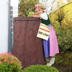 Regentonne Baum baumrinden-braun