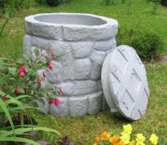 Regentonne M�rchenbrunnen granit-grau 400 l