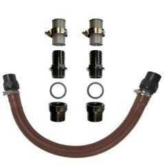 Verbindungs-Set f�r Regentonnen braun