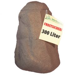 Regentonne Felsbrocken stein-braun