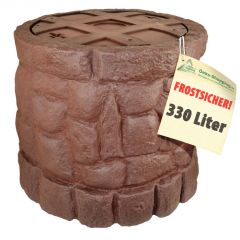Regentonne M�rchenbrunnen stein-braun 330 l