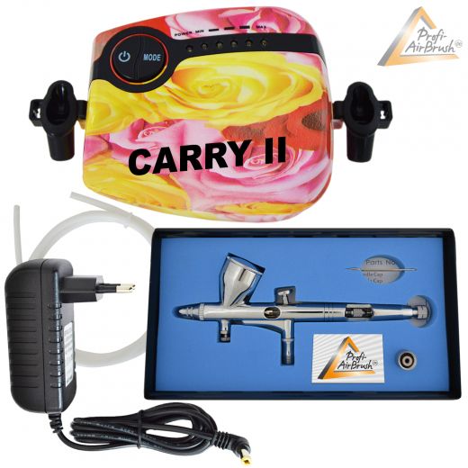 Profi-AirBrush Carry II Rosa - Double-Action-Gun 180 D 0,2