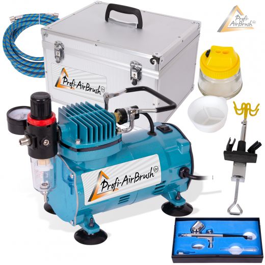 Profi-AirBrush Koffer Set Compact Mobil