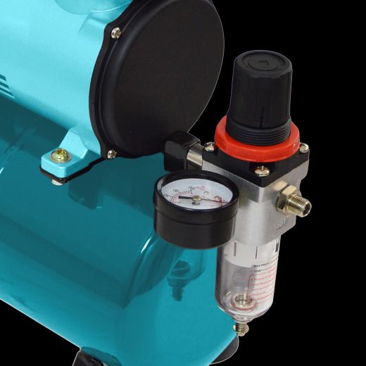 Profi-AirBrush Kompressor DUO-Power II mit Druckkessel