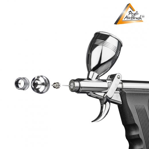 Airbrushpistole Gravity-Trigger 1035 SD_0.3 Details V2 mit Logo