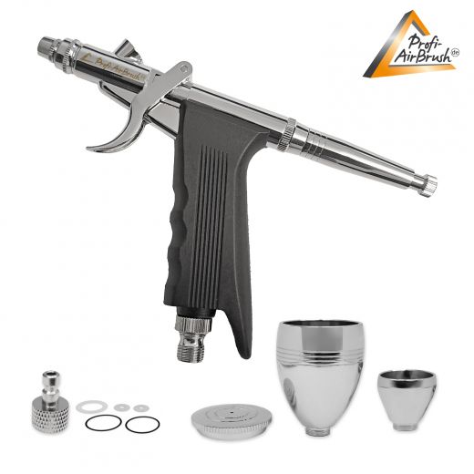 Airbrushpistole Profi-AirBrush Gravity Semi-Double-Action-Gun Trigger 1035 SD 0.3