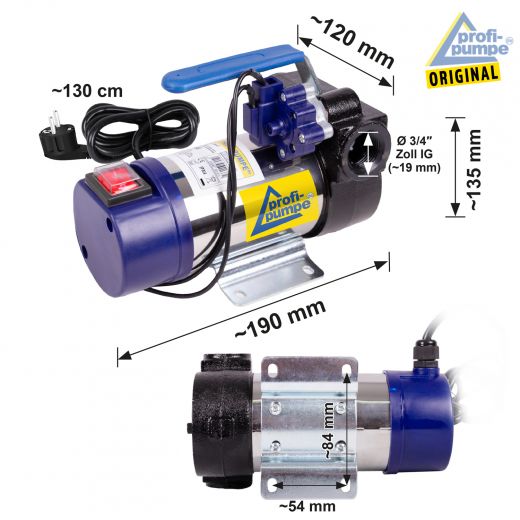 Diesel Star 160-4.2 - Automatic 230V-Pumpe Abmessungen