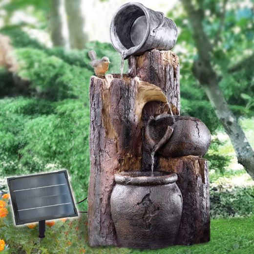 Solar - Brunnen Wasserspiel 