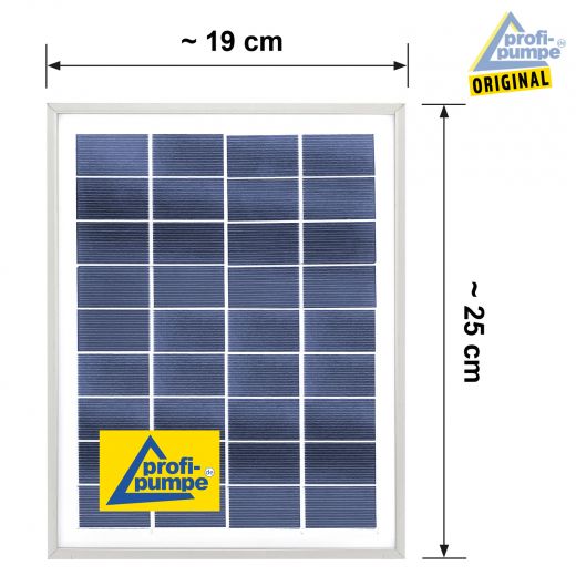 Technik Set-3.1-5W für Solar Deko mit Li-Ion Akkus / LED Licht Abmessungen