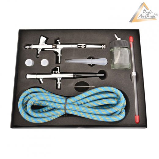 Airbrushpistolen Set Profi-AirBrush x-Action-Gun 188k D 0,35 0,25