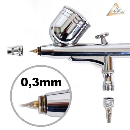 Airbrushpistole Profi-AirBrush Gravity Double-Action-Gun - Düse