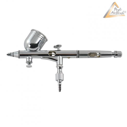 Airbrushpistole Profi-AirBrush Gravity Double-Action-Gun 180 D 0,2, Packung mit Zubehör