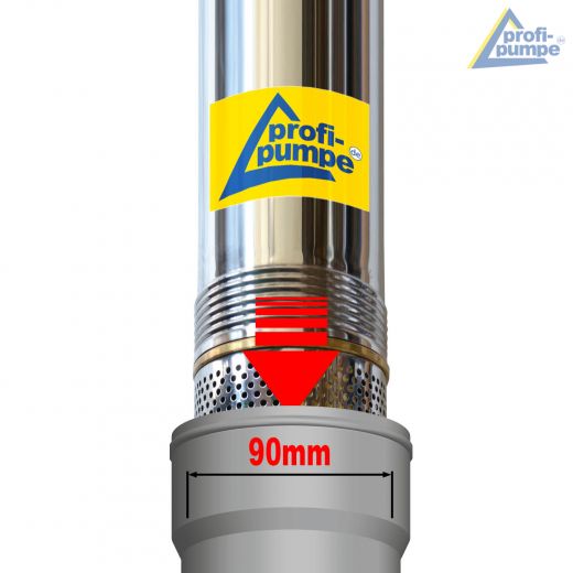 Problemlöser für enge Schächte 3 Zoll 250 Watt Brunnenpumpe BRUNNEN-STAR 250-4 Tiefbrunnenpumpe BRUNNEN PUMPE ROHRPUMPE GARTENBRUNNENPUMPE klarwasser