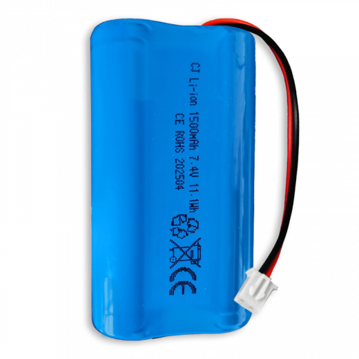 Ersatzakku AKKU Nr.9-2 für neue Solar - Brunnen (7,4V/1,5Ah/11,1Wh)