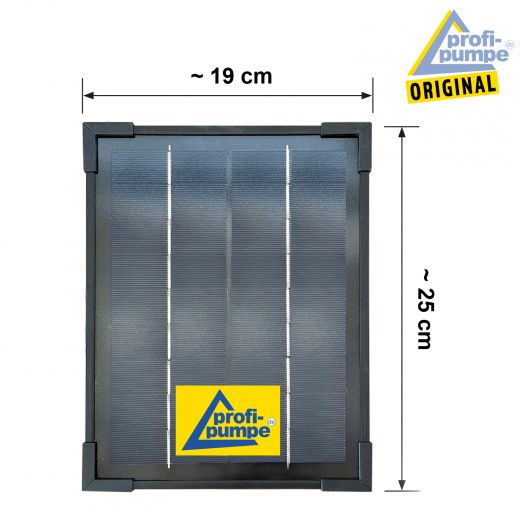 5W - Solarpanel für Solar Deko Abmessungen