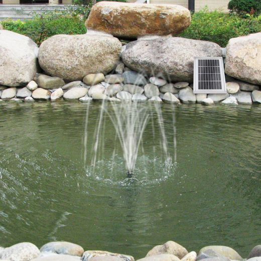 Teichpumpen-Set Solar Oasis 250-1.Solar Teichpumpe Spring Wasser Brunnen Spiel 