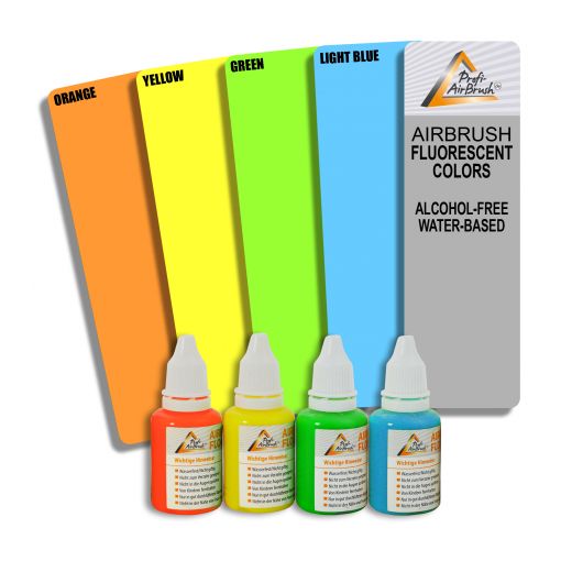 19 Airbrush colors set, water-based. Airbrush Colors. Airbrush color water dilutable