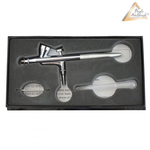 AirBrush Set Carry IV schwarz - ideal für Einsteiger. Airbrushset Airbrush set Kopressor Airbrushfarbe Airbrushzubehör Airbrushpistole, Airbrush Komplettset, Airbrush für Anfänger, Airbrush Starterset