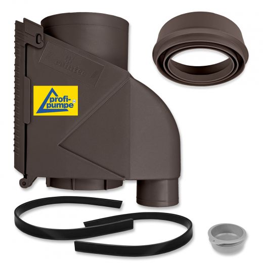 Fallrohrfilter raintec T50 Kupfer-Braun