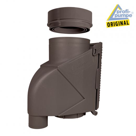 Regen-Filter T 50 Kupfer-Braun, Regenfilter, REGENSAMMLER REGENWASSER SAMMLER FÜLLAUTOMAT FALLROHRFILTER REGEN, Laubabscheider