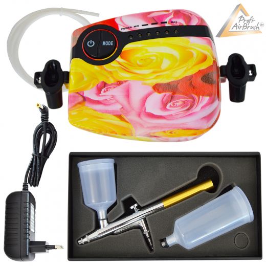 Profi-AirBrush Carry II Rosa - Gravity Single-Action-Gun 2002 D 0,3