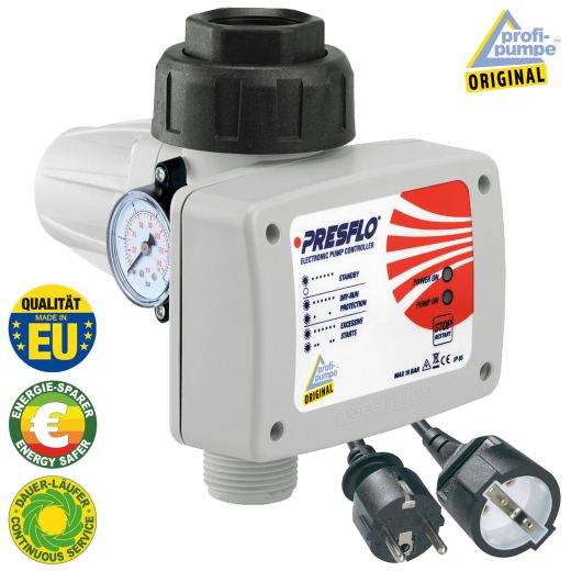 B-Ware Durchflusswächter PRESFLO-2® - 1,5bar Einschaltdruck - Automatic-Controller verkabelt mit intelligenten Selbst-Überwachungsfunktionen