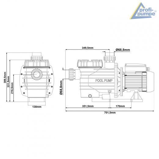 Umwälzpumpe, Poolpumpe, Schwimmbadpumpe, Skimmer, Poolfilter, pool filteranlage