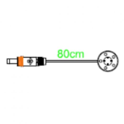 2,5Watt-Hybrid-System: RGB LED Licht Ring (5Stck RGB LED), 80cm Kabel