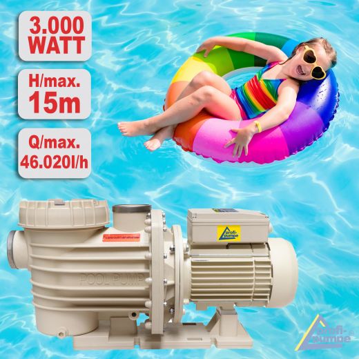 Schwimmbadpumpe POOL-STAR 3000W-380V-1