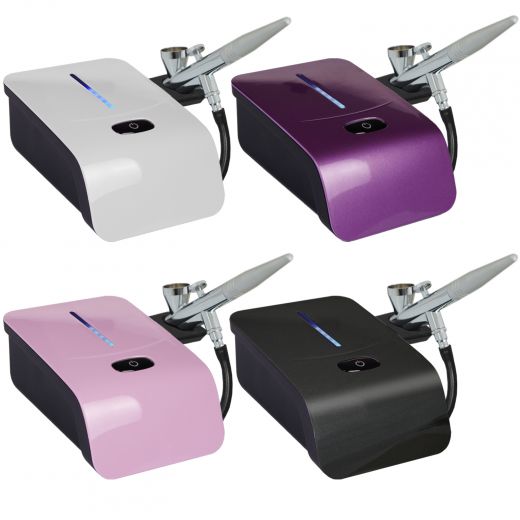 Profi-AirBrush Mini Kompressor-Sets Carry IV-TC mit Zubehörauswahl