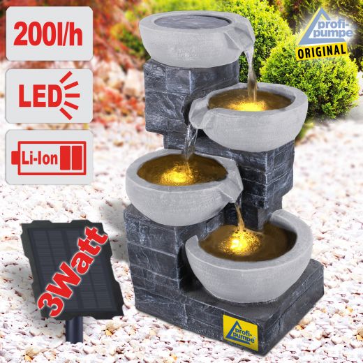 B-Ware Solar - Gartenbrunnen & Wasserspiel 