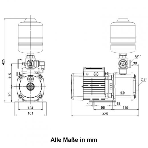 HAUSWASSERWERK REGENWASSER PUMPE ZISTERNEN PUMPE HAUSWASSERAUTOMAT