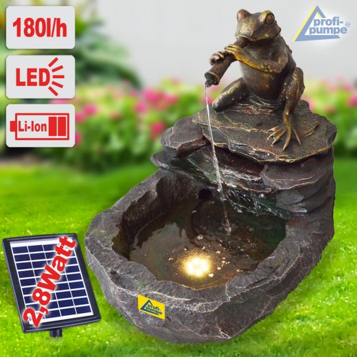 Solar - Gartenbrunnen & Wasserspiel 