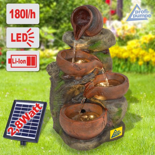 B-Ware Solar - Gartenbrunnen & Wasserspiel 