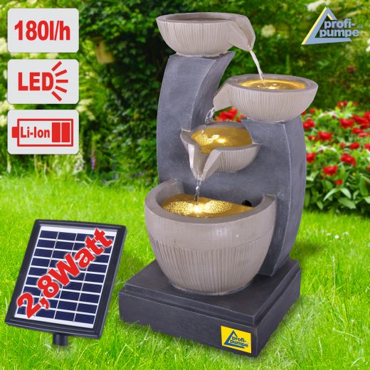 B-Ware Solar - Gartenbrunnen & Wasserspiel 