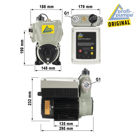 INVERT-TECH 6-800-10 Abmessungen