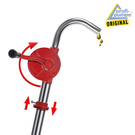 Manuelle Hand-Kurbelpumpe R70, Fass-Pumpe für Diesel/Öl/Wasser, Manuelle Wasserpumpe, Manuelle Dieselpumpe