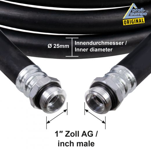 Gummi-Schlauch mit vormontierten Schlauchtüllen, Diesel Schlauch, Dieselschlauch