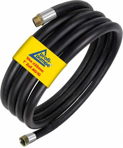 10m Diesel Gummi-Schlauch-Set 2.1 mit 1