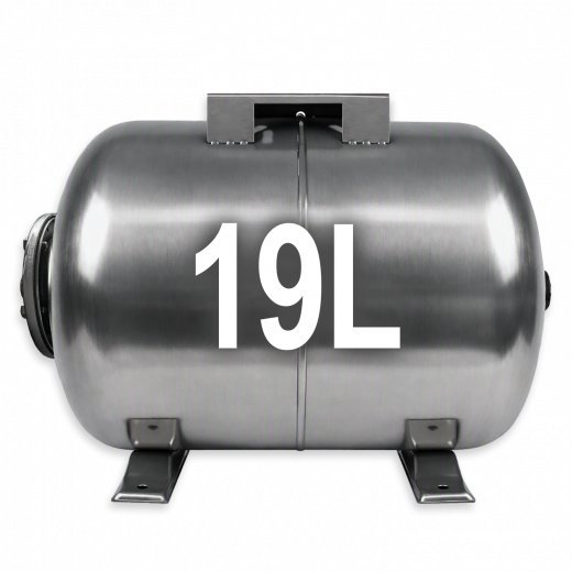 Drucktank Ausdehnungsgefäß Druckkessel  19L, Edelstahl