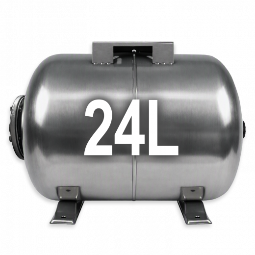 Drucktank Ausdehnungsgefäß Druckkessel  24L, Edelstahl