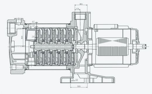 HAUSWASSERWERK INNO-TEC 1300, Schema