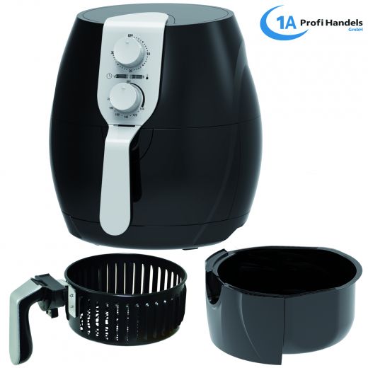 B-Ware Heißluft-Multifritteuse ECO AIR-PROFI 1400W, schwarz 