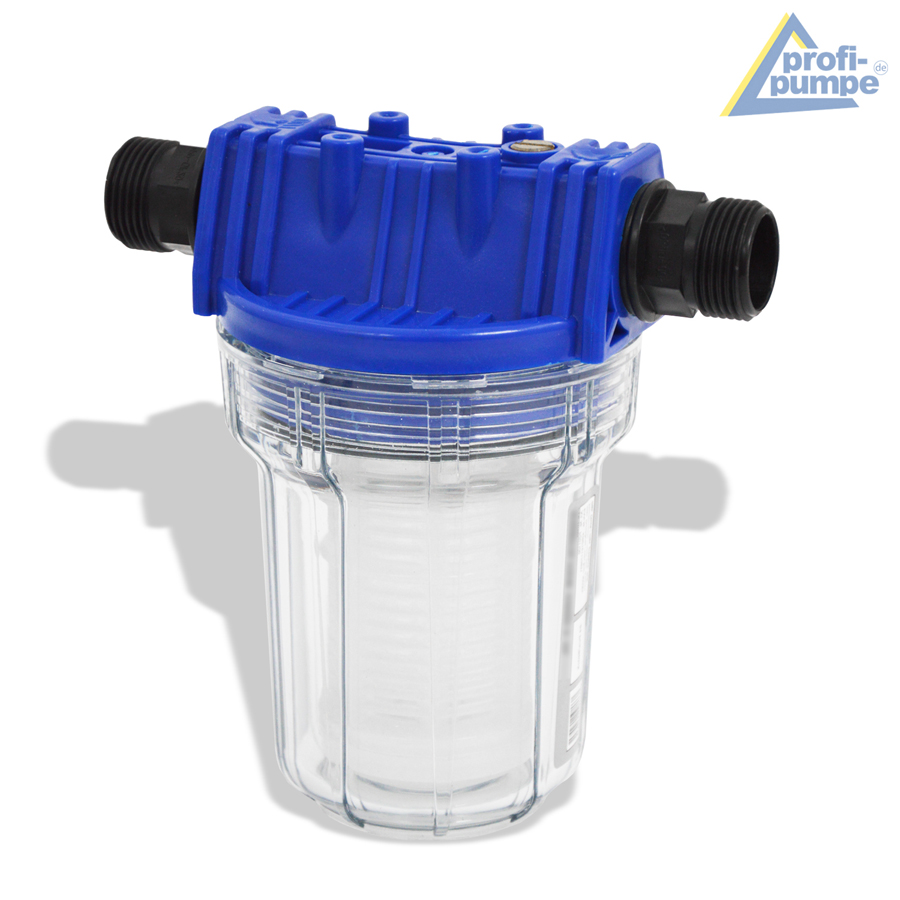 Rückschlagventil für Pumpen 1, mit Filterkorb und Tüllen