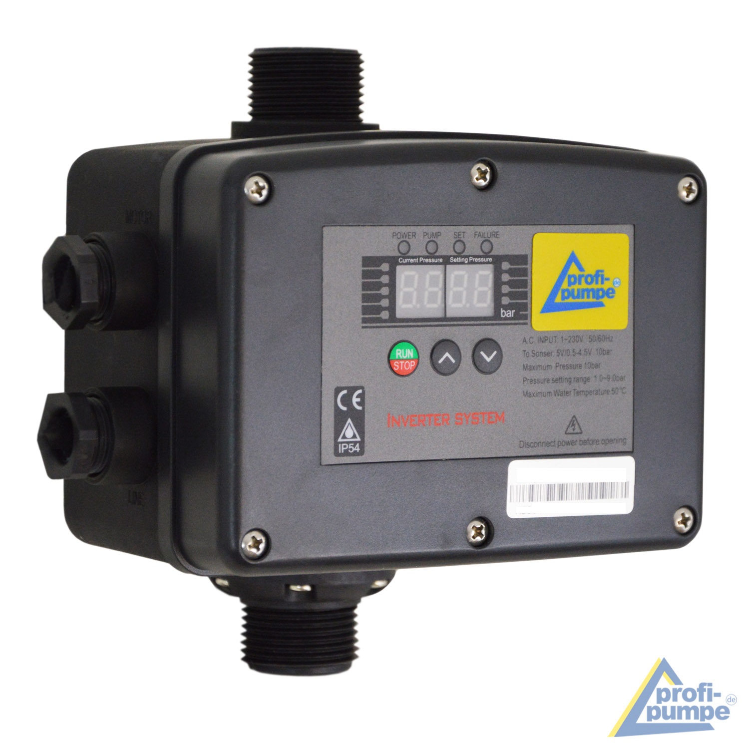 Pumpensteuerung Inverter für Pumpen Gartenpumpen Tiefbrunnenpumpen 0,75-2, 0kW