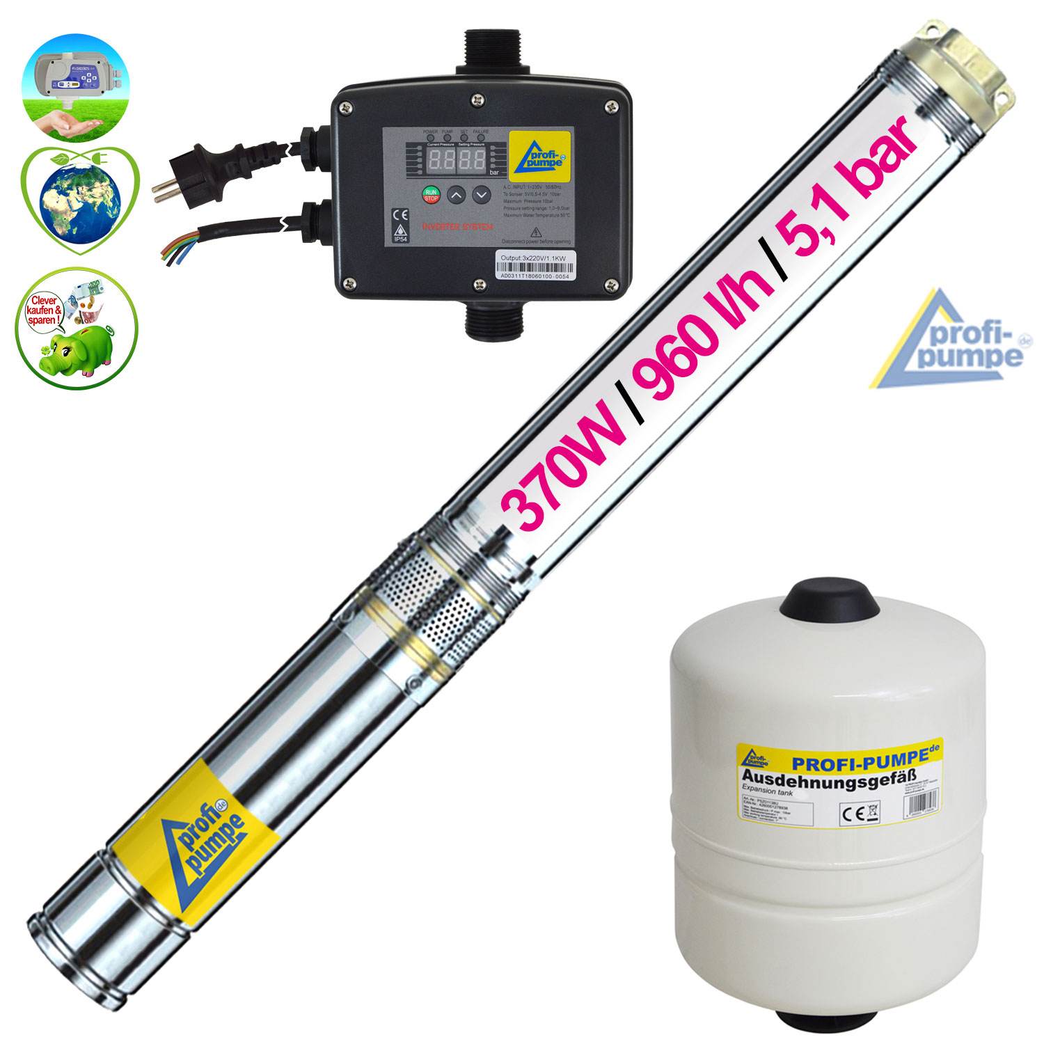 2"Brunnenpumpe BRUNNENSTAR 3705