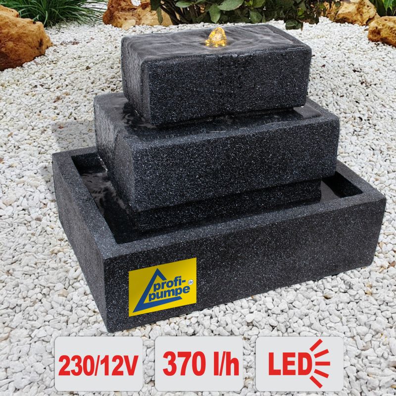 230V - Gartenbrunnen BASALT-KASKADE 230V - Gartenbrunnen BASALT-KASKADE