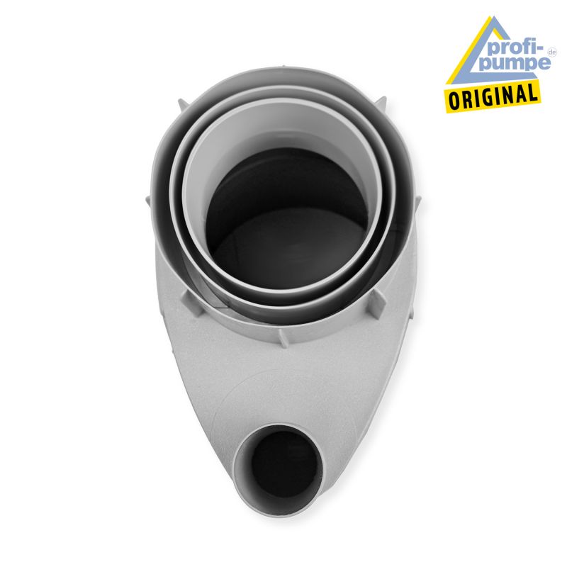 Fallrohrfilter T33 zink-grau Fallrohrfilter T33 zink-grau, Regenfilter, REGENSAMMLER REGENWASSER SAMMLER FÜLLAUTOMAT FALLROHRFILTER REGEN, Laubabscheider